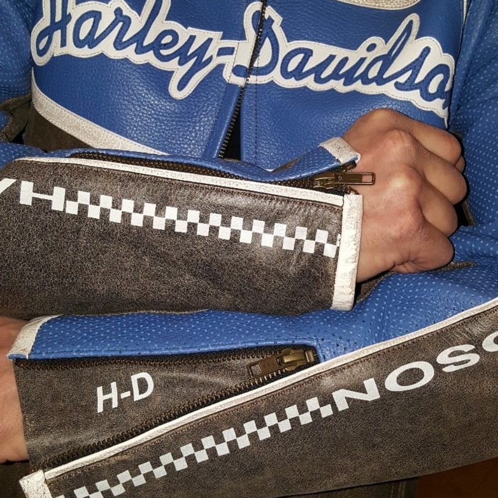 Harley Davidson french custom made Racing Leather